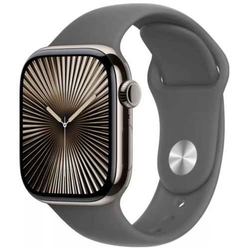 Купить Умные часы Apple Watch Series 10 46 мм, S/M 130-200 мм, Titanium Case GPS+Cellular, Gray по цене 54 890₽